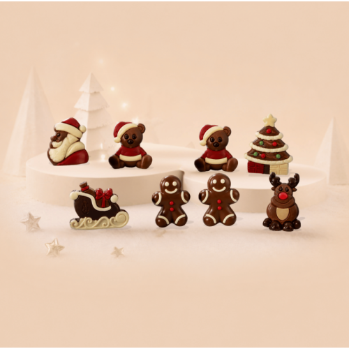 Sachet Fritures de Noël colorées - 100g