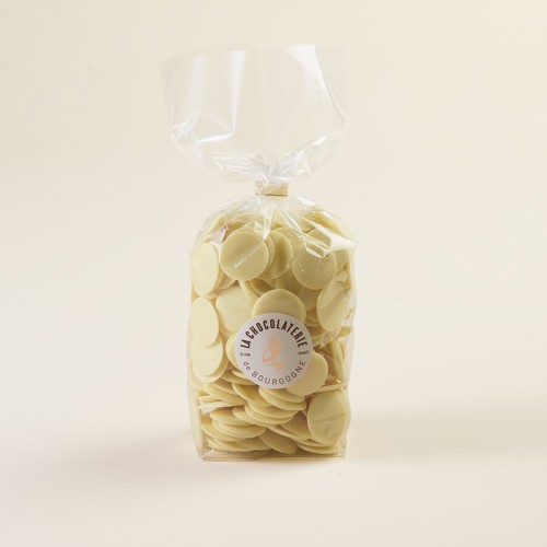 Palets Chocolat Blanc - 500g cacao : 25% minimum